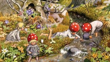 Płynąca z lasami: W Dniu Dziecka/Ilustracja: Elsa Beskow