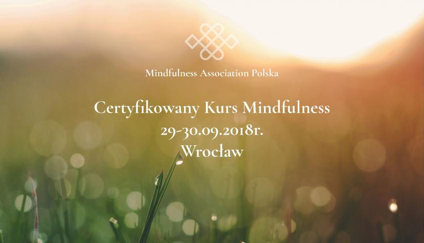 Certyfikowany Kurs Mindfulness we Wrocławiu