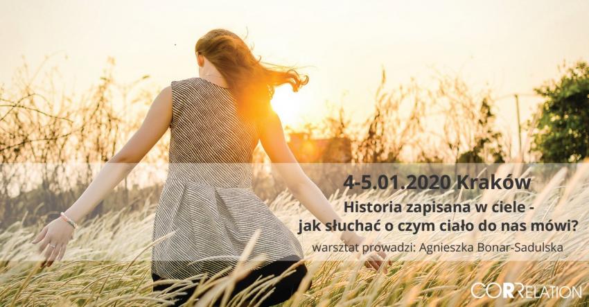 Historia zapisana w ciele-jak słuchać o czym ciało do nas mówi Kraków