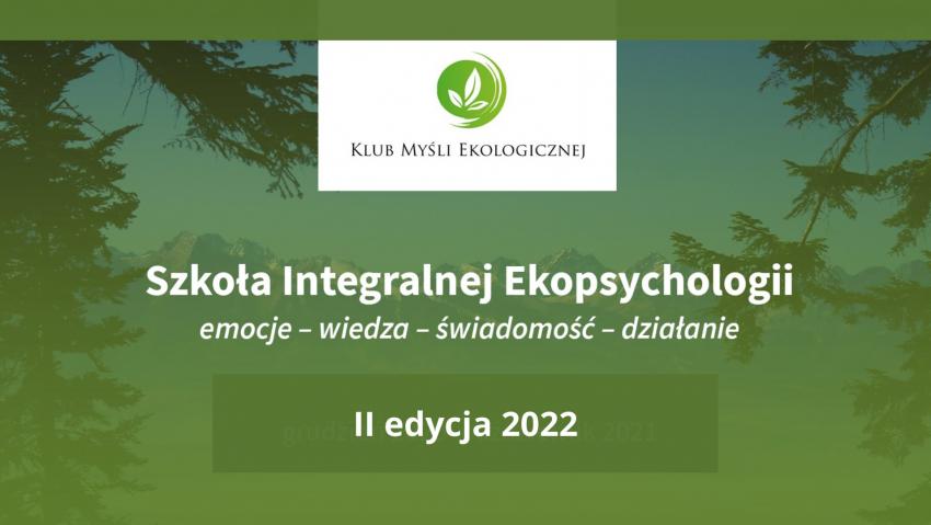 Szkoła Integralnej Ekopsychologii SIE_II edycja 2022